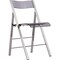 Isl Furnishings Kasper Flex Luxury Modern Folding Chairs Lucite Silver, PR CH43DC-2PK-AR02-PC10 - alternate 4